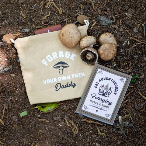 Personalised Outdoor Foraging Pouch And Notebook