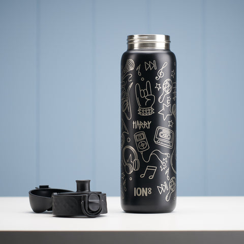 Personalised Music Children's School Ion8 Water Bottle