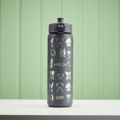 Personalised Dog Children's School Ion8 Water Bottle