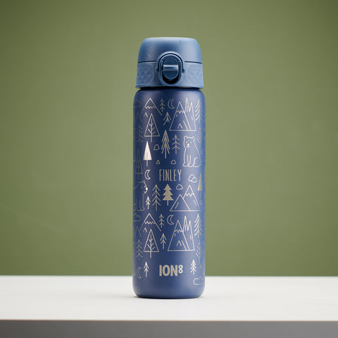 Personalised Bear & Mountains Children's School Ion8 Water Bottle