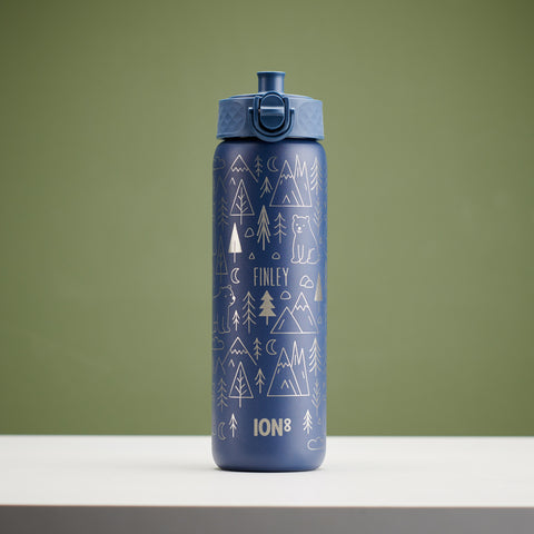 Personalised Bear & Mountains Children's School Ion8 Water Bottle