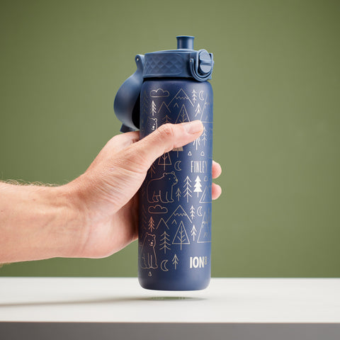 Personalised Bear & Mountains Children's School Ion8 Water Bottle