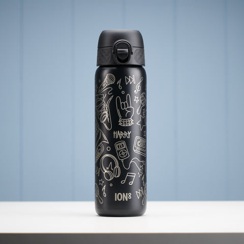 Personalised Music Children's School Ion8 Water Bottle