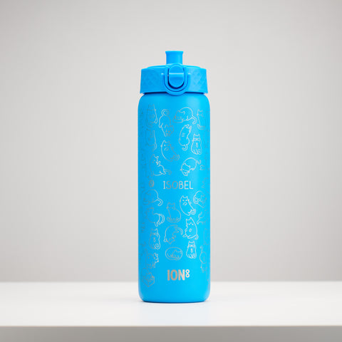 Personalised Cat Children's School Ion8 Water Bottle