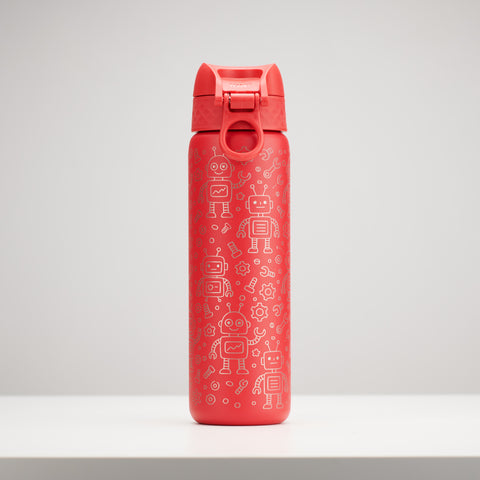 Personalised Robot Children's School Ion8 Water Bottle