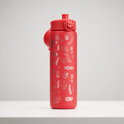 Personalised Bug Children's School Ion8 Water Bottle