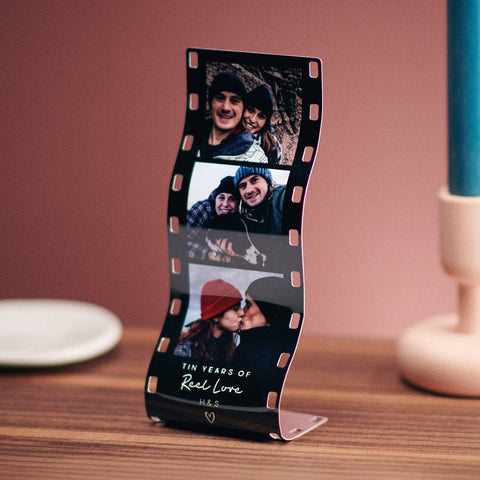 Personalised 10 Year Anniversary Reel Photo Print
