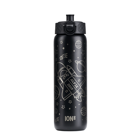 Personalised Space Rocket Children's School Ion8 Water Bottle