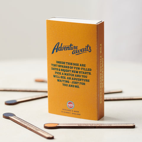 Personalised Dad And Child 'Spark Adventure' Activity Matches