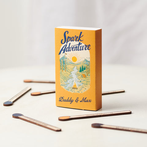 Personalised Dad And Child 'Spark Adventure' Activity Matches