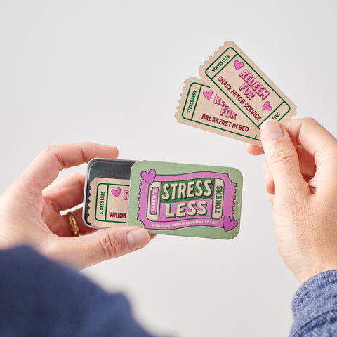 Personalised Couple's Stress Relief Tokens