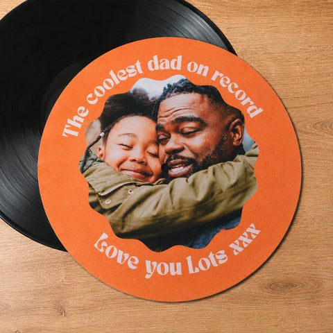 Personalised Photo Record Slipmat