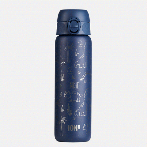 Personalised Dinosaur Children's School Ion8 Water Bottle