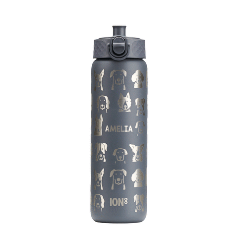 Personalised Dog Children's School Ion8 Water Bottle
