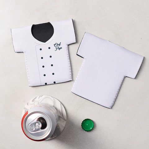 Personalised Chef Jacket Can Cooler