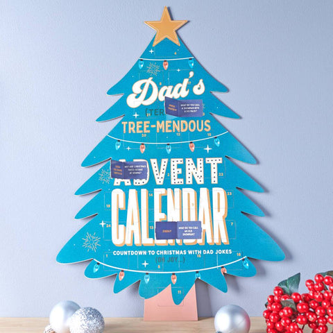 Oakdene Designs Advent Calendar Personalised Funny Dad Joke Advent Calendar