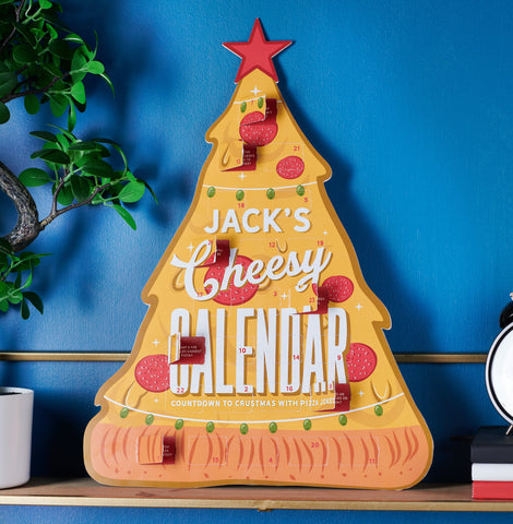 Oakdene Designs Advent Calendar Personalised Pizza Christmas Advent Calendar