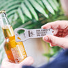 Oakdene Designs Bottle Opener Personalised Emergency Beer Bottle Opener