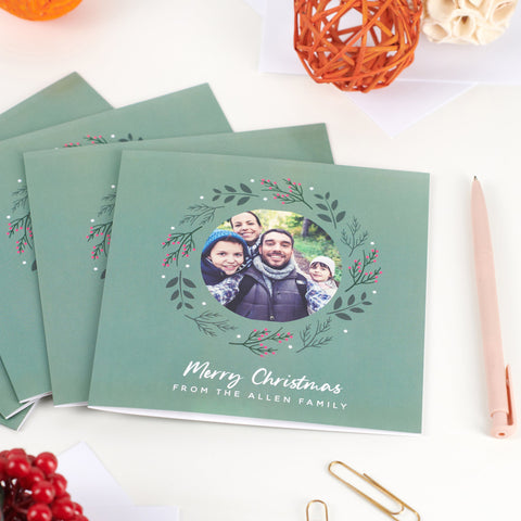 Oakdene Designs Cards Personalised Family Photo Christmas Cards