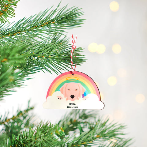 Oakdene Designs Christmas Decorations Personalised Pet Memorial Decoration