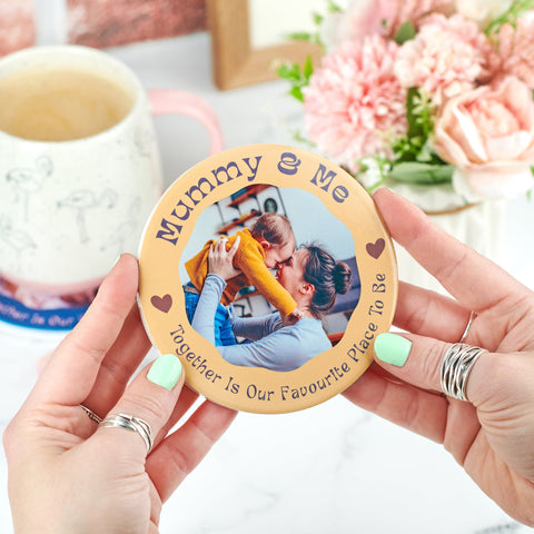 Oakdene Designs Coasters Personalised 'Mummy And Me' Photo Ceramic Coaster