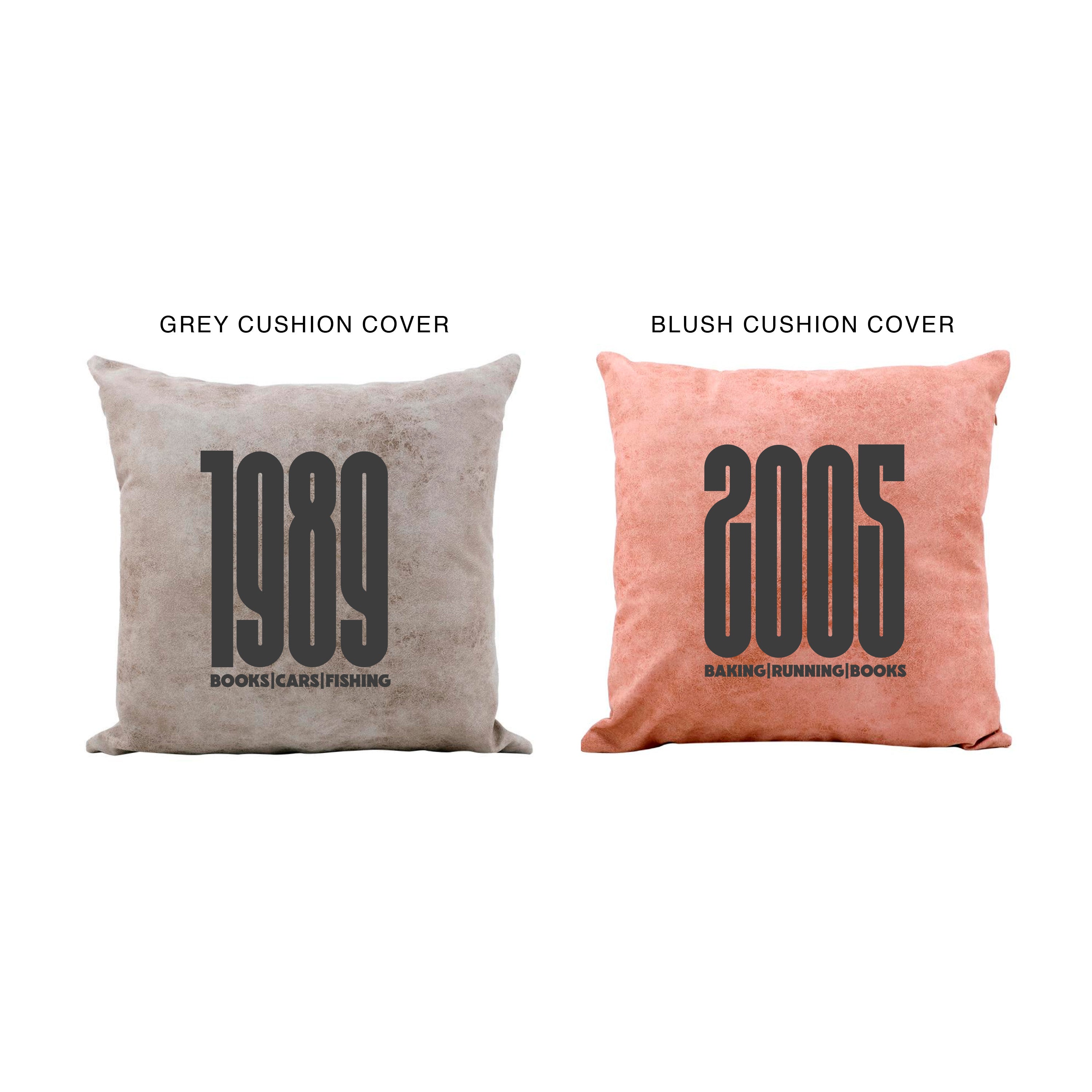 Oakdene Designs Cushions Personalised Favourite Thing Bold Date Cushion