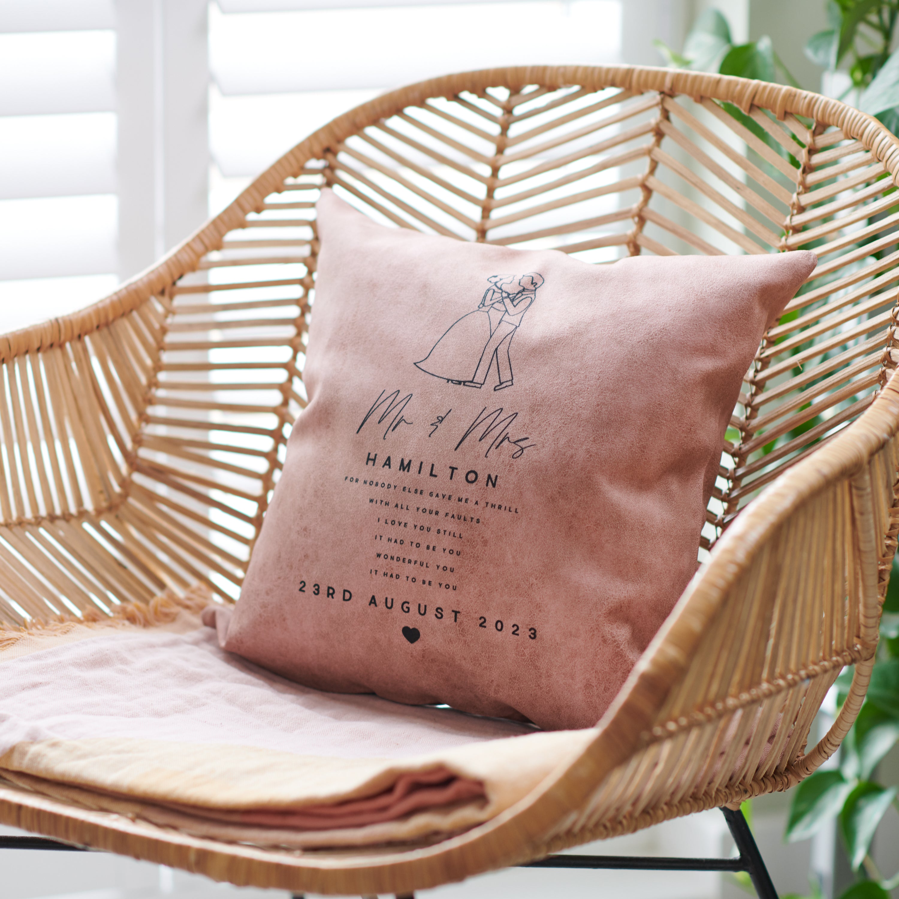 Oakdene Designs Cushions Personalised 'First Dance' Wedding Cushion