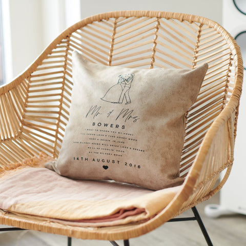 Oakdene Designs Cushions Personalised 'First Dance' Wedding Cushion
