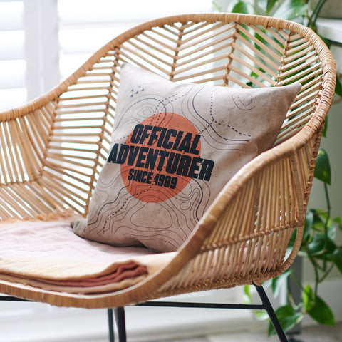 Oakdene Designs Cushions Personalised 'Official Adventurer' Cushion