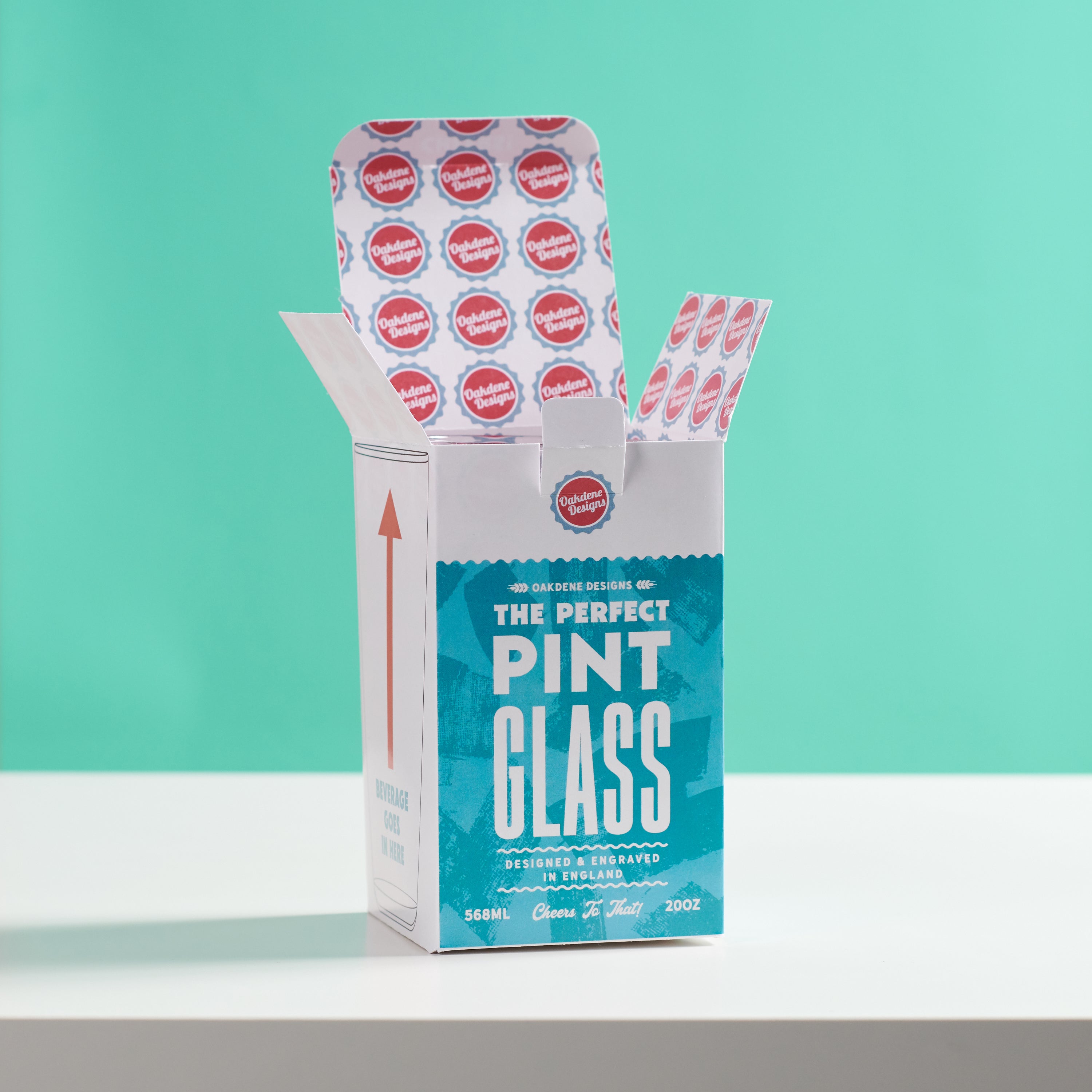 Oakdene Designs Food / Drink Personalised Birthday Hobbies Pint Glass