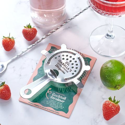 Oakdene Designs Food / Drink Personalised Metal Cocktail Strainer