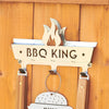 Oakdene Designs Garden Personalised BBQ Rack And Matching Tools