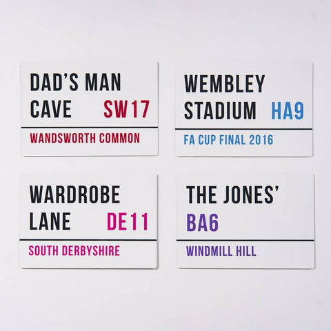Oakdene Designs Home Decor Personalised Metal Street Sign