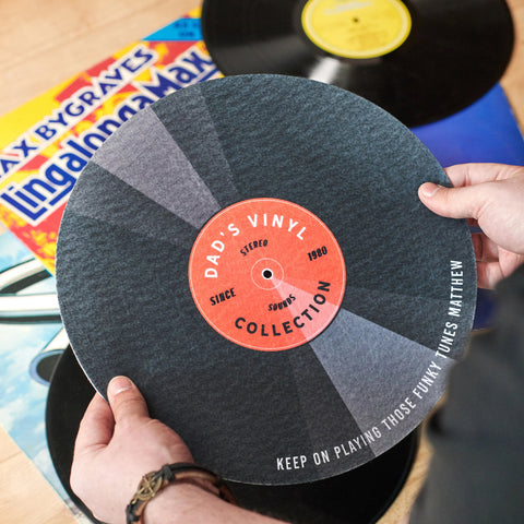 Oakdene Designs Home Decor Personalised Music Record Slipmat
