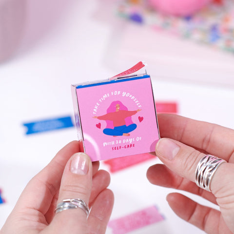 Oakdene Designs Keepsakes & Tokens 20 Days Of Self Care Ticket Dispenser