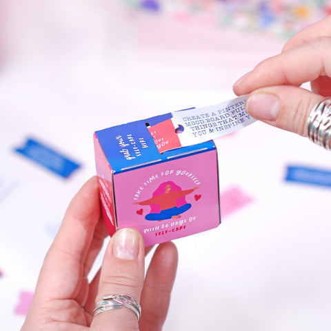 Oakdene Designs Keepsakes & Tokens 20 Days Of Self Care Ticket Dispenser
