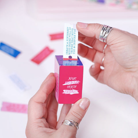 Oakdene Designs Keepsakes & Tokens 20 Days Of Self Care Ticket Dispenser