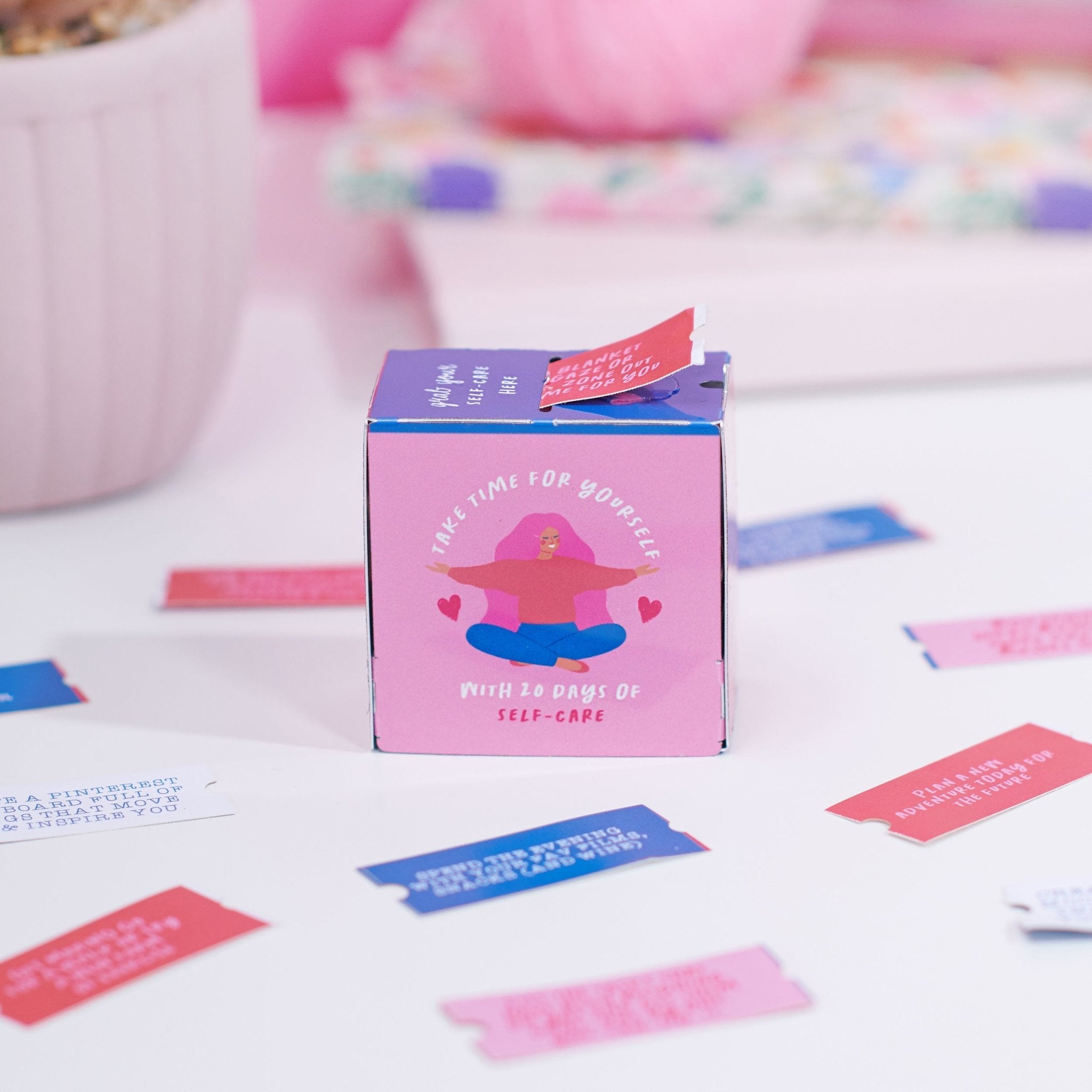 Oakdene Designs Keepsakes & Tokens 20 Days Of Self Care Ticket Dispenser