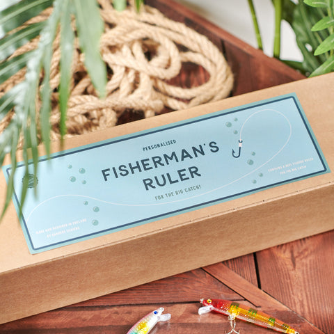 Oakdene Designs Keepsakes & Tokens Personalised Bamboo Fisherman's Ruler