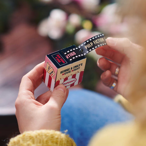 Oakdene Designs Keepsakes & Tokens Personalised Couples Movie Night Dispenser