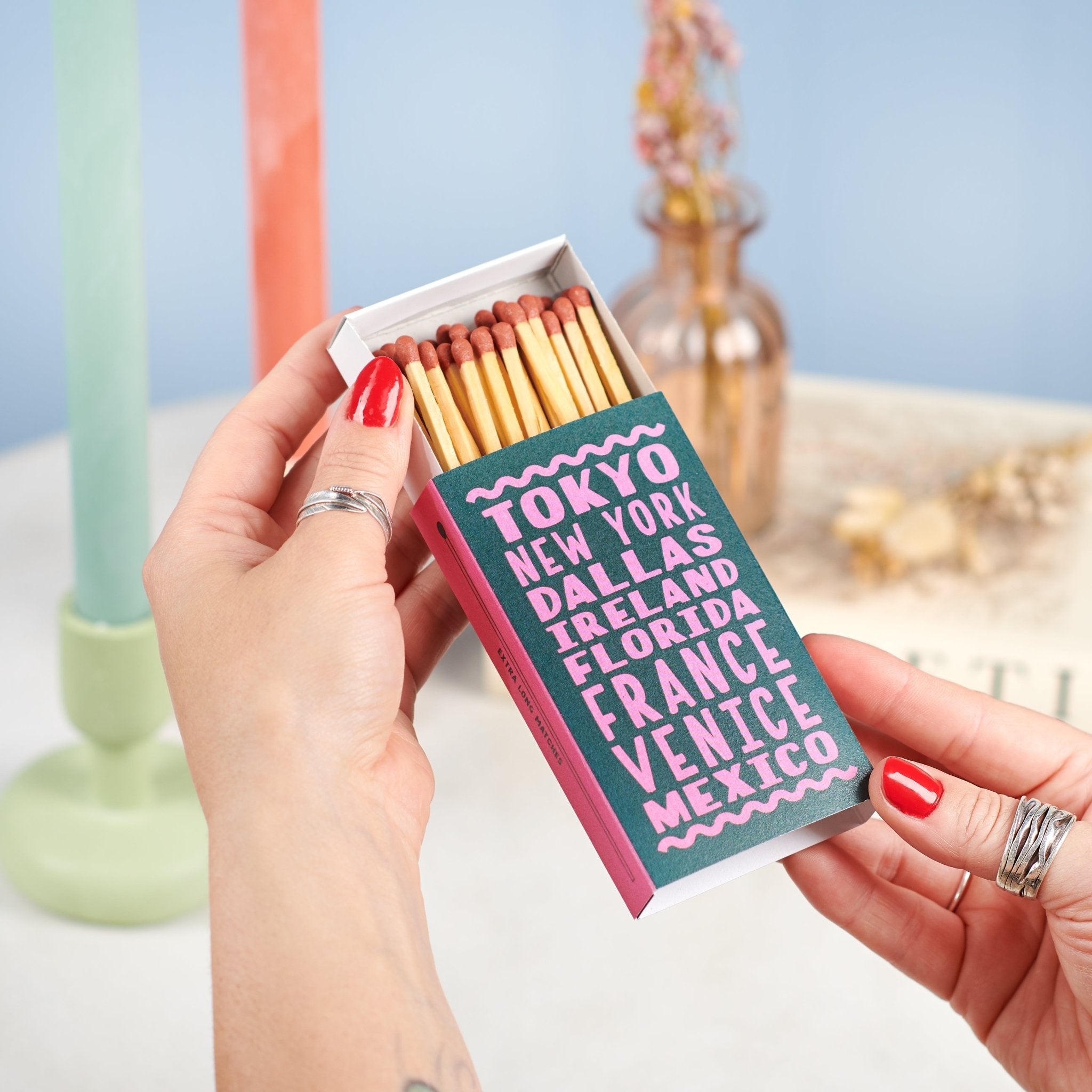Fun Matchboxes Personalised Retro Style Couples Matchbox And Matches | oakdenedesigns ...