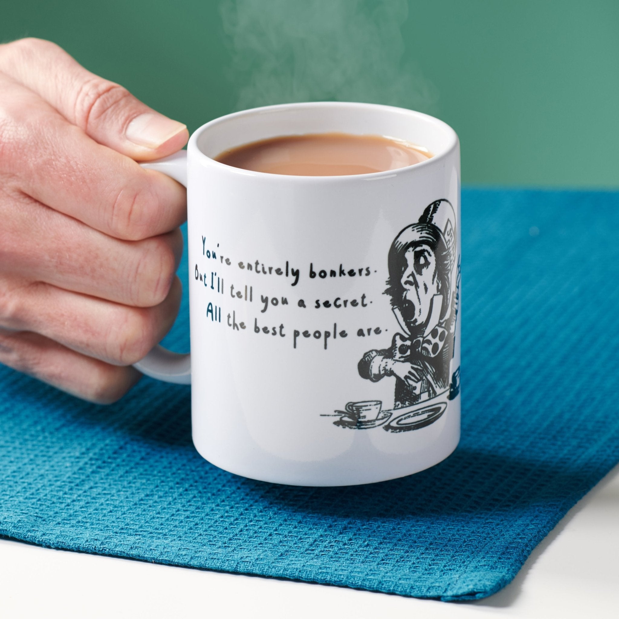 Oakdene Designs Mugs Alice In Wonderland 'Entirely Bonkers' Mug