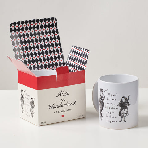 Oakdene Designs Mugs Alice In Wonderland 'I'll Believe In You' Mug