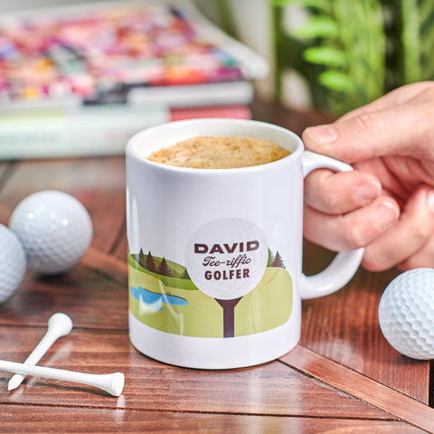 Oakdene Designs Mugs Personalised Tee-riffic Golfer Mug
