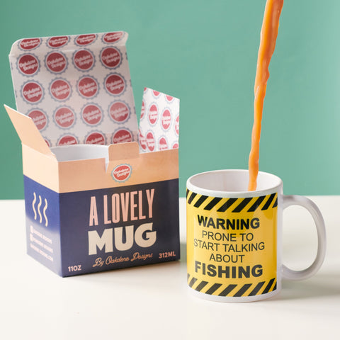 Oakdene Designs Mugs Personalised Warning Hobby Mug