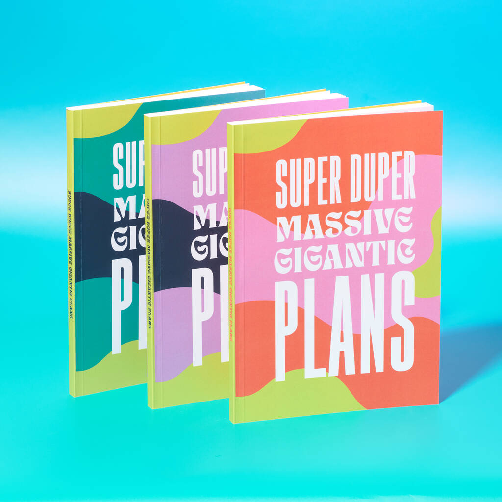 Oakdene Designs Notebooks Lilac Super Duper Gigantic Plans Notebook