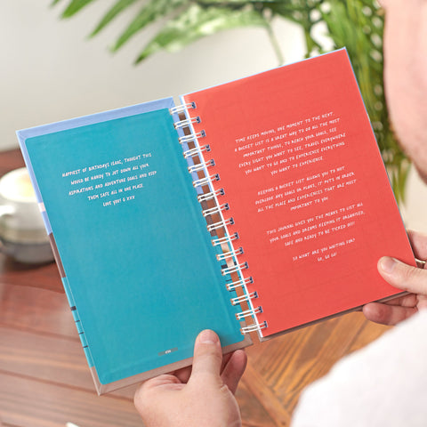 Oakdene Designs Notebooks Personalised Bucket List Journal
