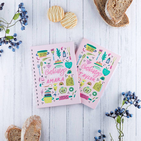 Oakdene Designs Notebooks Personalised Cooking Recipe Book