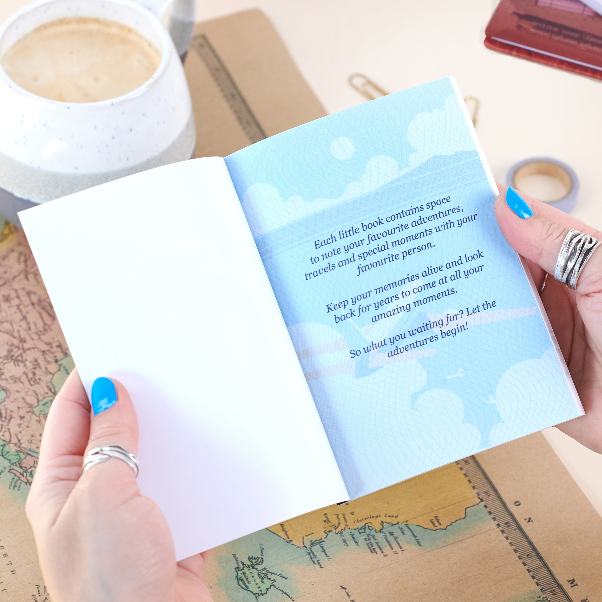 Oakdene Designs Notebooks Personalised Couples Memory Passport Notebook