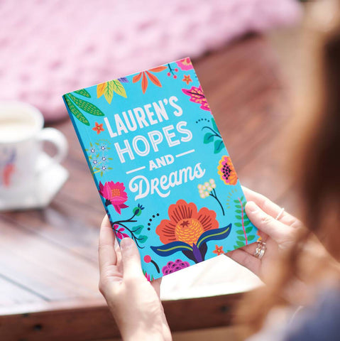 Oakdene Designs Notebooks Personalised Hopes And Dreams Notebook